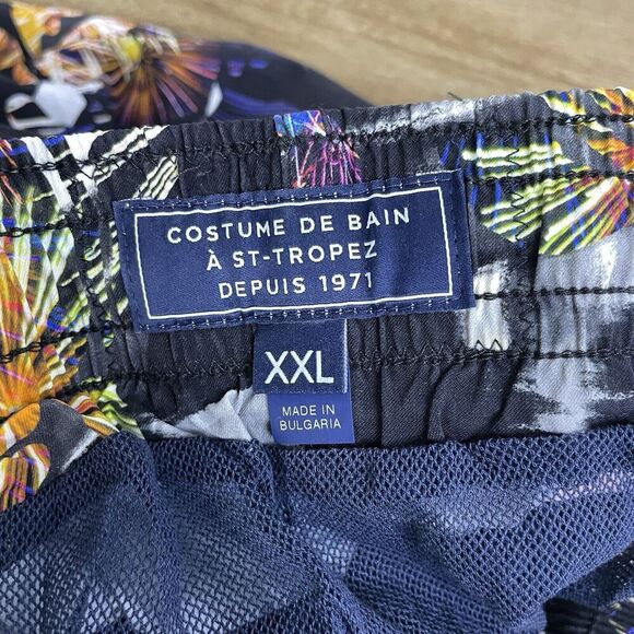 Vilebrequin Moorise Swim Trunks XXL 2XL Mens Electric Logo Turtle Beach Multi - Picture 8 of 13